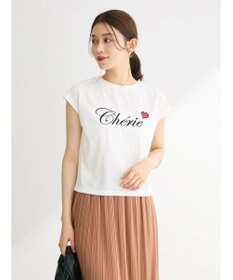 Green Parks ・ｓｗｉｎｇ　ｂｙ　ロゴ刺繍フレンチＴＥＥ