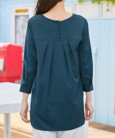 Tiaclasse L 【洗える】ラウンドスリットチュニック