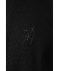 DAKS フロントジップ ハウスチェックパイピング ポロシャツ