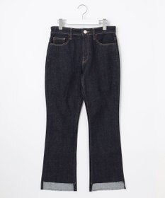 自由区 【XSサイズ～/洗える】365DENIM アンクルフレア パンツ