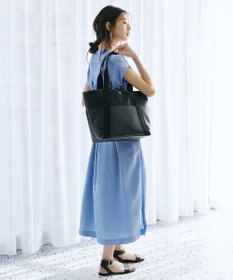 TOPKAPI 【Breath TOPKAPI】【TOPKAPI × 藤本美貴さんコラボ】スコッチグレイン 10ポケット トートバッグ L/マザーズバッグ/撥水