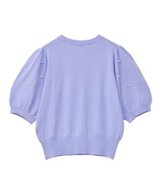 earth music&ecology パールスリーブニットプルオーバー