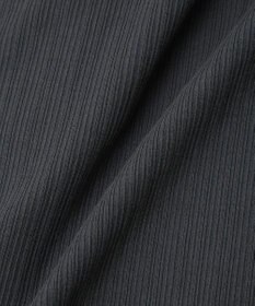 earth music&ecology フリルカットリブカーディガン