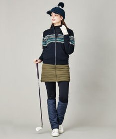 23区GOLF 【WOMEN】【洗える】ナイロンタフタファイバーボール リバーシブル 防寒 スカート