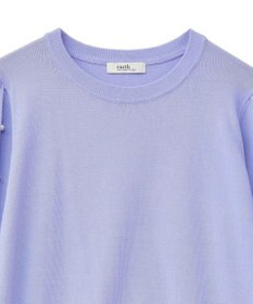 earth music&ecology パールスリーブニットプルオーバー