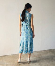 GRACE CONTINENTAL サラサストライププリントワンピース