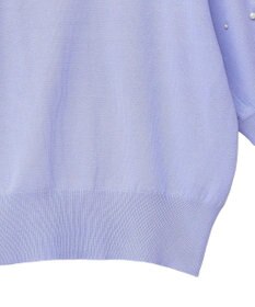 earth music&ecology パールスリーブニットプルオーバー