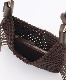 自由区 クロッシェフリンジ バッグ