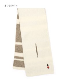 MOONBAT MACKINTOSH PHILOSOPHY 【日本製】バッキンガムベア付きウール100%縮絨プチマフラー