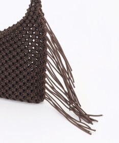 自由区 クロッシェフリンジ バッグ