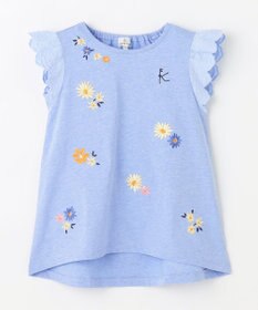 組曲 KIDS 【110-140㎝】フラワーエンブロイダリー チュニック