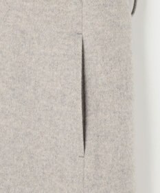 自由区 S シャルムビーバーノーカラーロング コート