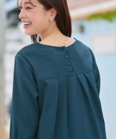 Tiaclasse L 【洗える】ラウンドスリットチュニック