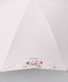 AURORA NINA RICCI（ニナリッチ）花柄刺繍晴雨兼用パラソル（長傘）