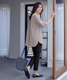 Tiaclasse 【洗える】ラウンドスリットチュニック