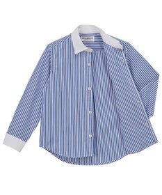 MIKI HOUSE HOT BISCUITS 【110-130cm】ブロード素材の長袖シャツ