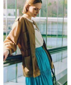 Te chichi ノーカラーサファリジャケット《2026 spring catalog item》