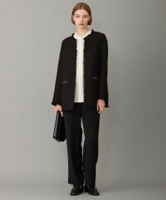 ICB L 【接触冷感・UVケア・洗える】 レーヨンコンパクトローン ボウタイシャツ