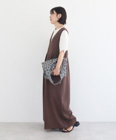 Green Parks 接触冷感麻調ゆったりサロペット