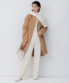 23区 【洗える】セミウーステッド ケーブル ニット