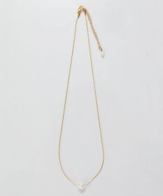 Phoebe 【金属アレルギー対応】ワントップパールネックレス　ゴールド/サージカルステンレス