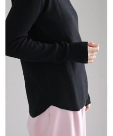 Te chichi チャーム付きワッフルニットプルオーバー