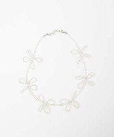 WEGO Lフラワービーズネックレス