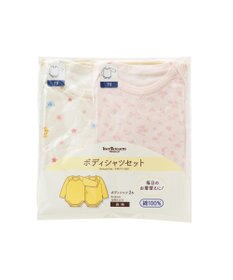 MIKI HOUSE HOT BISCUITS 【70-90cm】 長袖ボディシャツ２枚セット(かぶり仕様)