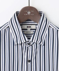 JOSEPH ABBOUD 【オーガニックコットン・柔らかな肌触り】カラーストライプ シャツ
