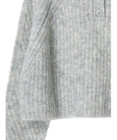 earth music&ecology フワフワＭＩＸハイネックショートニット