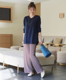 Tiaclasse 【洗える】ラウンドスリットチュニック