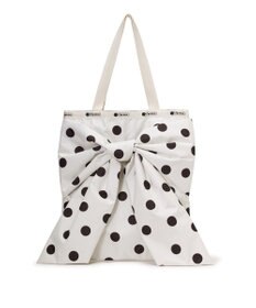 LeSportsac LG BOW EMERALD TOTE/ノワールポルカドットスナイデル