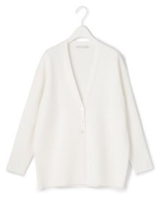 ICB 【洗える】コットンポリエステルスムース カーディガン