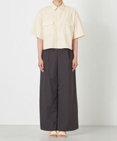 NAVE 【ReNAVE・洗える/撥水加工/接触冷感/UVケア/セットアップ】ナイロンタスラン シャツ