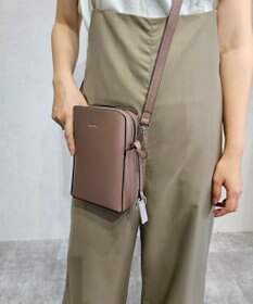 style code 【Ungrid/アングリッド】キーリングチャーム付き　スマホ＆パスポート入れ　縦長ミニポシェット