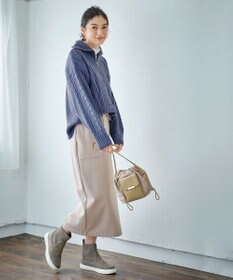 ANY 【WEB限定/洗濯機可能/ウエストゴム/ストレッチ/吸湿発熱】エニィーヒートスカート