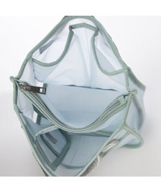 UNBILLION カシュカシュ cachecache / 合皮コンビパーテーションバッグインバッグ