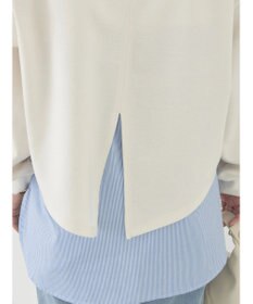 earth music&ecology ＳＥＴ２点カットプルオーバー＋シャツドッキングタンク