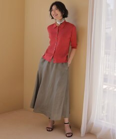 J.PRESS LADIES 【着こなしのポイントに】Traditional print  スクエア スカーフ