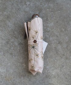 AND WOOL 〈一級遮光生地・晴雨兼用〉フェンネル刺繍の日傘 （折りたたみタイプ）