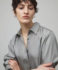 BEIGE， 【洗える】LISERONS / シルクシャツブラウス