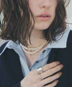 YECCA VECCA パールフックネックレス