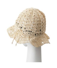 MOONBAT estaa ペーパー透かし編み チューリップハット／サイズ調整可