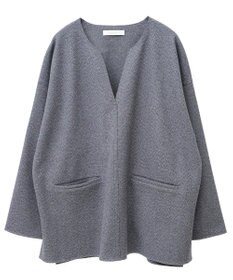 Green Parks 柄圧縮ポンチキーネックプルオーバー