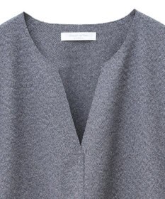 Green Parks 柄圧縮ポンチキーネックプルオーバー