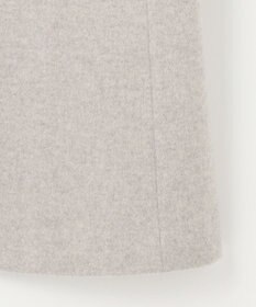 自由区 S シャルムビーバーノーカラーロング コート