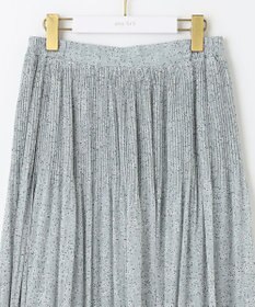 ANY SIS 【洗える】クリスタルプリーツフラワー スカート