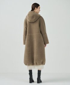 GRACE CONTINENTAL ウールボアムートンフードコート