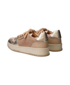 INTER-CHAUSSURES 【QUSHELI】異素材コンビレースアップスニーカー