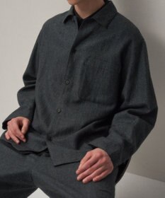 ATON LINEN WOOL TWILL | シャツジャケット - UNISEX